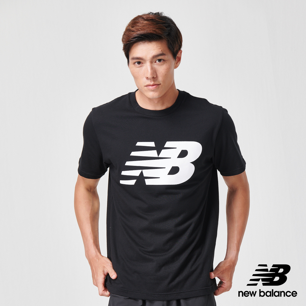 New Balance NB DRY 短袖上衣_MT91923BK_男性_黑色