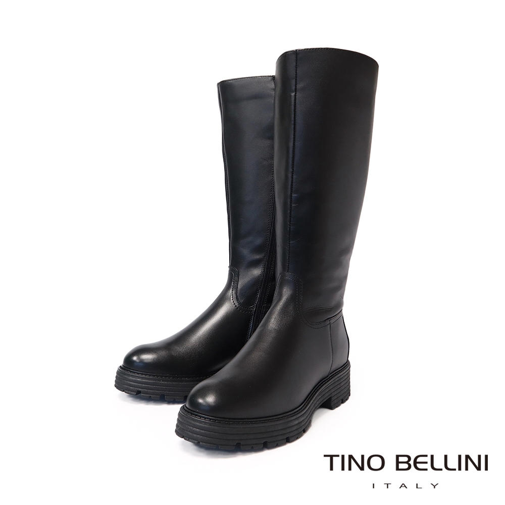 Tino Bellini 波士尼亞進口厚底增高長靴FWVT008(黑色)