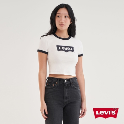 Levis 女款 Mini短版短袖Tee恤 / Batwing LOGO