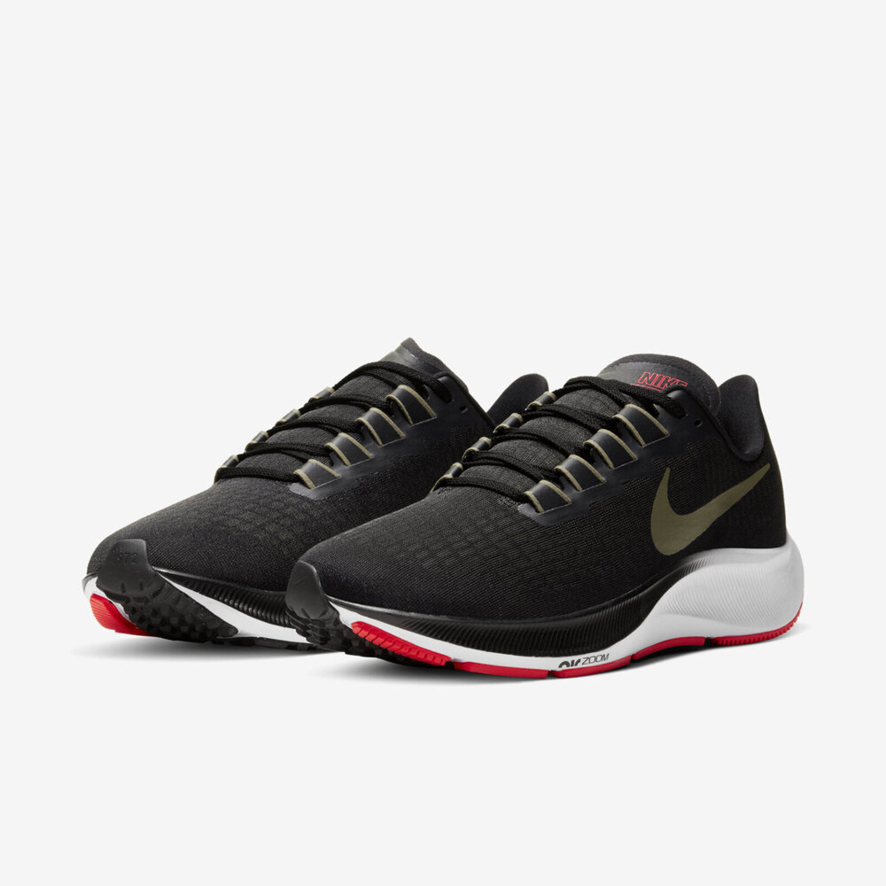 Nike Air Zoom Pegasus 37 [BQ9646-004] 男鞋慢跑運動休閒輕量緩衝黑綠