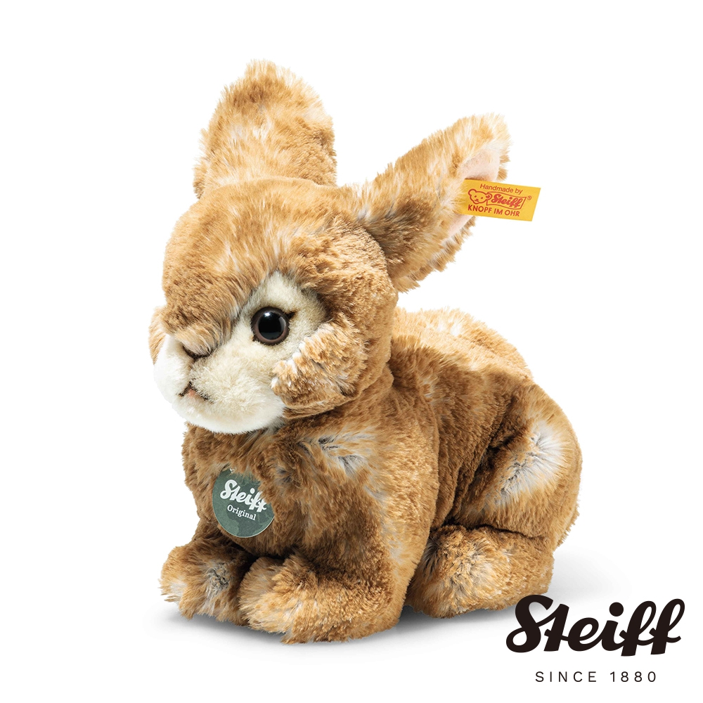 STEIFF Melly rabbit 兔子 動物王國_黃標