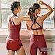 Mollifix 瑪莉菲絲 輕透氣運動短褲 (紅藜)、跑步、訓練褲、瑜珈服 product thumbnail 1