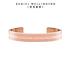 Daniel Wellington DW 手環 Emalie經典雙色手環玫瑰金x粉紅S DW00400010