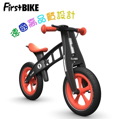 FirstBIKE德國高品質設計 LIMITED限定版兒童滑步車/學步車-黑金鋼橘紅