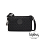 Kipling 經典黑菱格紋印花三夾層配件包-CREATIVITY XB product thumbnail 1