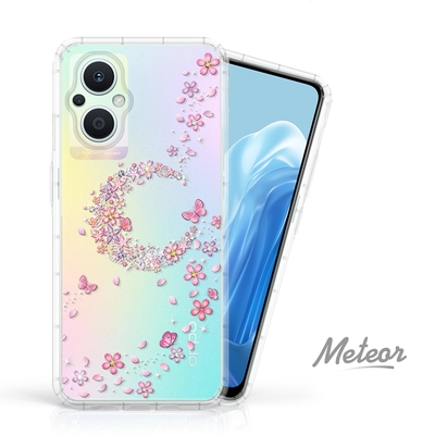 Meteor OPPO Reno7 Z 5G 奧地利水鑽殼 - 櫻月