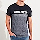 海鷗 Hollister HCO 經典印刷文字圖案短袖T恤-深藍黑色 product thumbnail 1