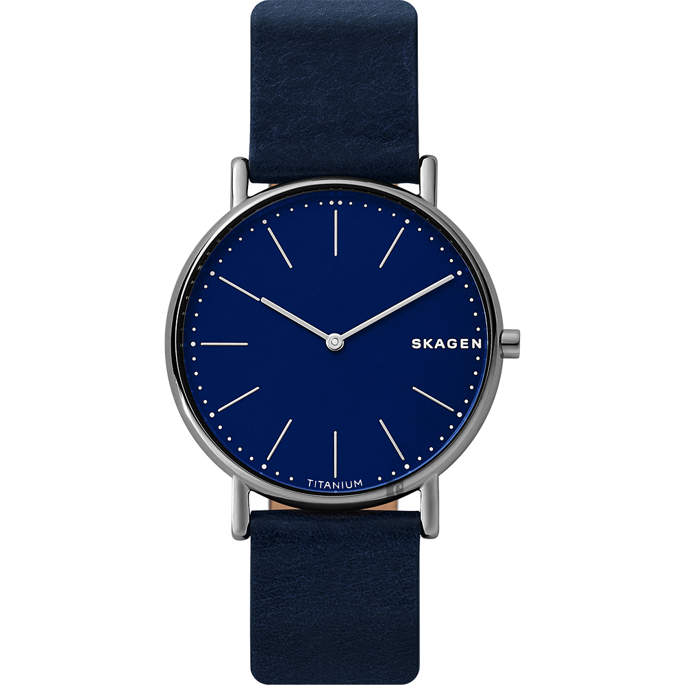 Skagen Signature 鈦金屬北歐時尚手錶(SKW6481)-藍/40mm | 其他專櫃