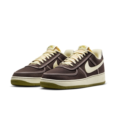 NIKE 休閒鞋 男鞋 運動鞋 AF1 AIR FORCE 1 07 PRM 巴洛克棕 CI9349-201