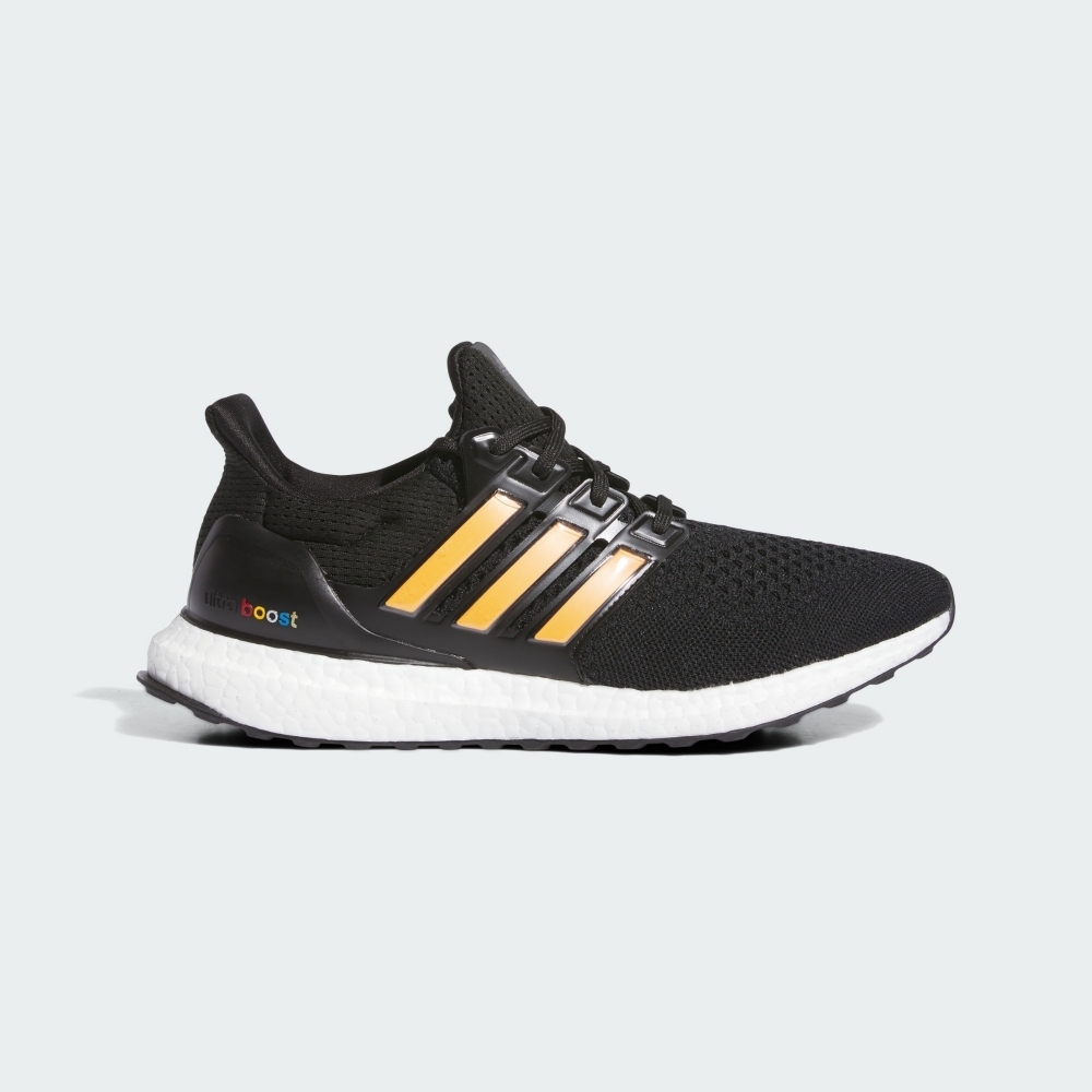 ADIDAS ULTRABOOST 1.0 ADICOLOR 男女慢跑鞋-黑黃-ID0153