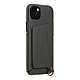 n max n 台灣設計品牌】 iPhone14 Plus 經典系列附皮革手腕帶 全包覆站立支架-碳黑 product thumbnail 1