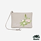 Roots 小皮件- SMALL WRISTLET FLORAL零錢包-灰色 product thumbnail 1