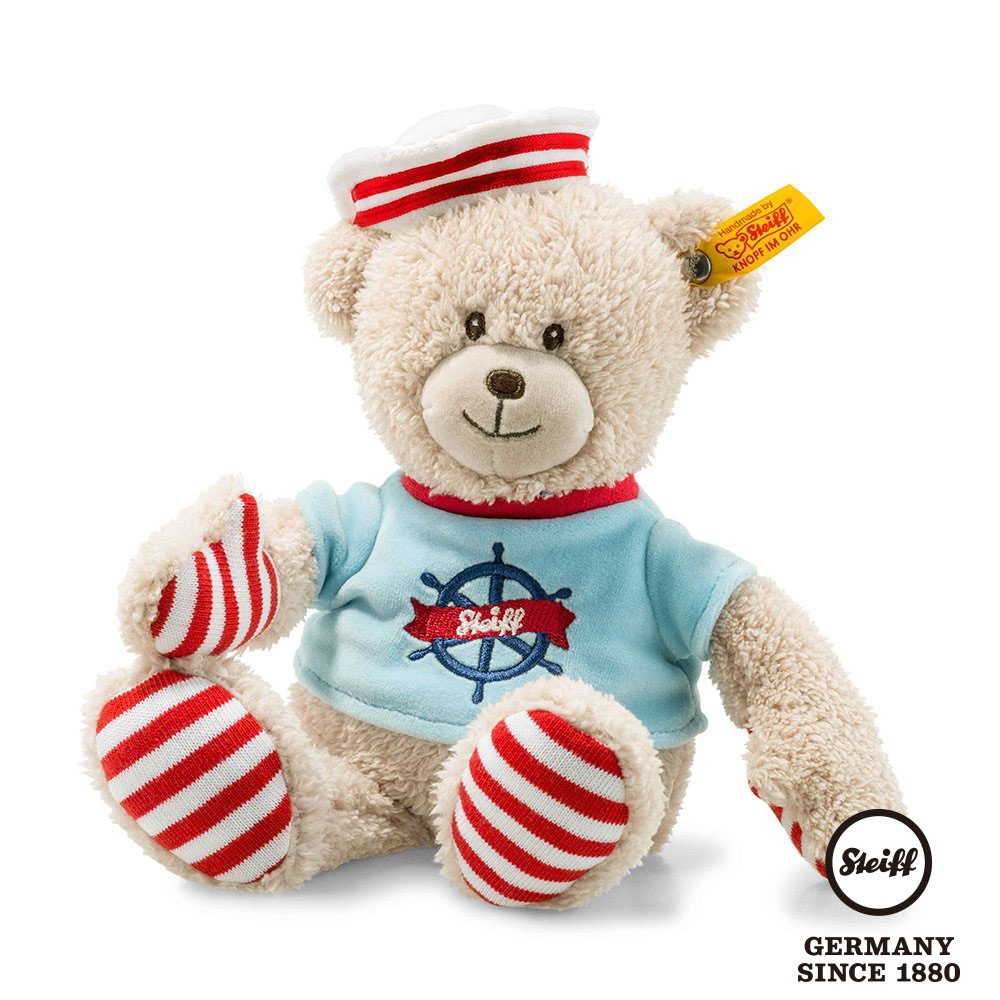 STEIFF德國金耳釦泰迪熊  水手泰迪熊 Sea Sailor Teddy bear (嬰幼兒玩偶)