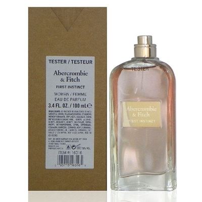 Abercrombie & Fitch First Instinct 同名經典女性淡香精100ml Tester 包裝 (原廠公司貨)