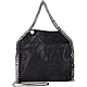 Stella McCartney Falabella Deer 小款手提/斜背鍊帶包(黑色) product thumbnail 1