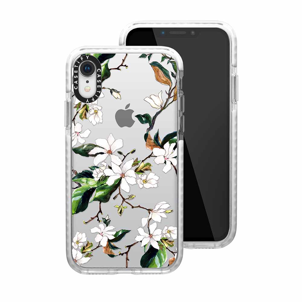 Casetify iPhone XR 耐衝擊保護殼-木蘭花