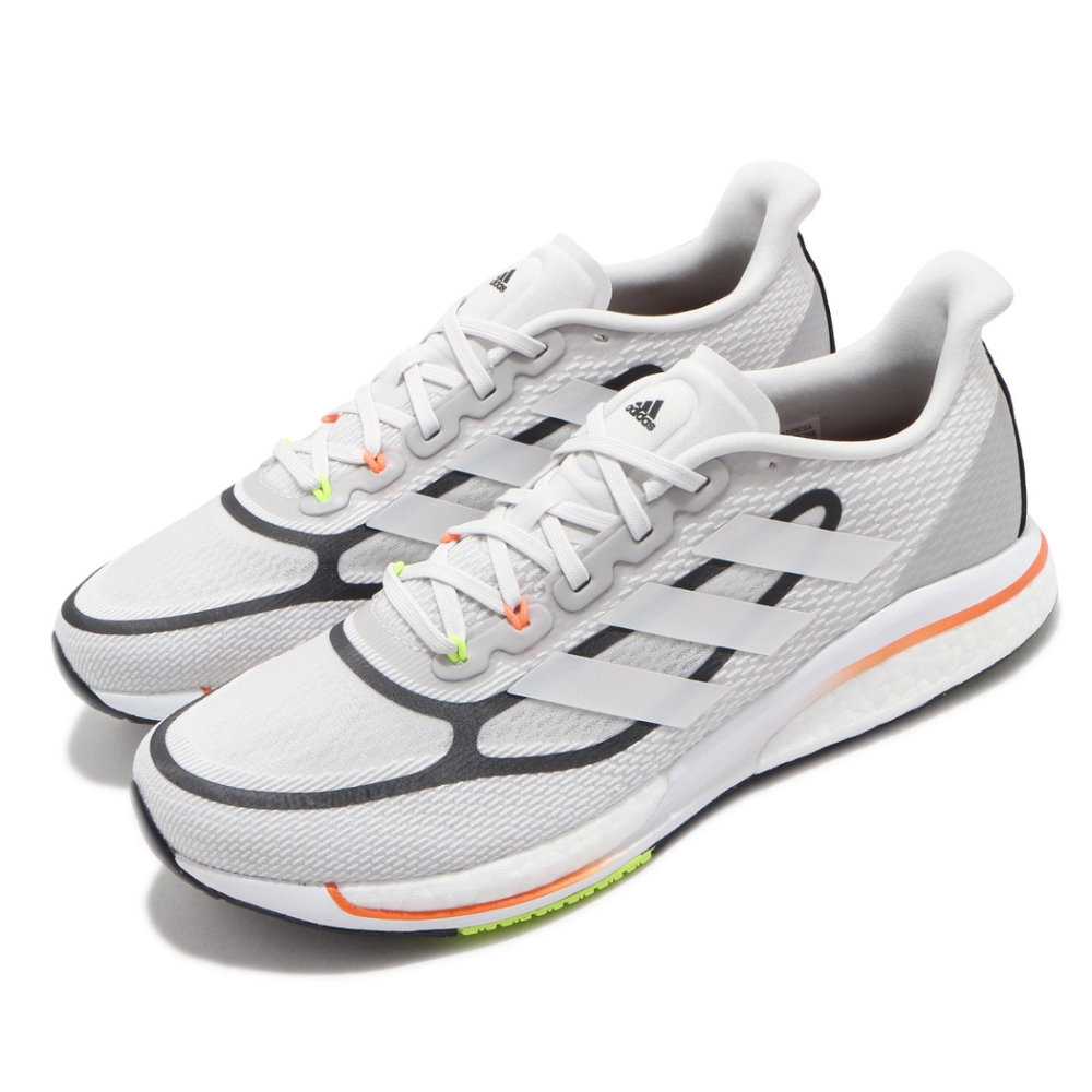 adidas 慢跑鞋 Supernova Plus 男鞋 愛迪達 運動休閒 路跑 緩震 輕量 透氣 白 灰 FX6651