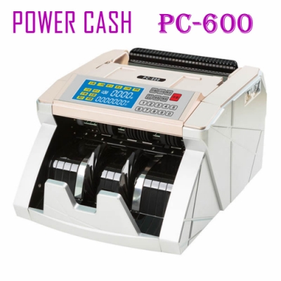 POWER CASH 頂級六國貨幣專業型/金額統計/防偽點驗鈔機PC-600/指定面額功能