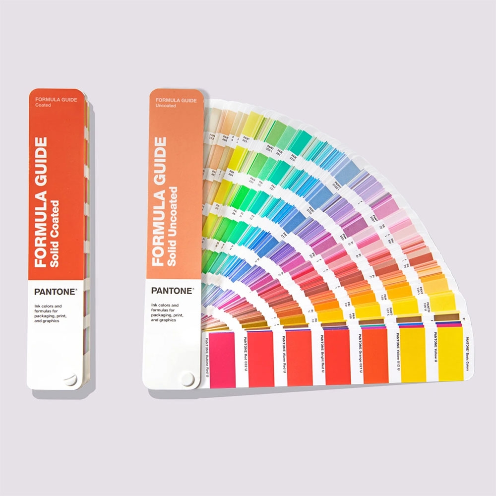 2023最新版 PANTONE 色票 配方指南【FORMULA GUIDE | COATED & UNCOATED】兩本入 GP1601B / 套裝組