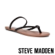 STEVE MADDEN-ENJOY 清涼一夏 精緻縫線鬆緊繞帶人字平底涼鞋-黑色 product thumbnail 1