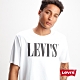 Levis 男款 短袖T恤 高密度膠印 Logo 220gsm厚棉 白 product thumbnail 2