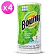 美國Bounty 彩色印花廚房紙巾-隨意撕123張/捲 X4入 product thumbnail 1