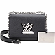 LV M21118 Twist Epi牛皮字母轉鎖鍊帶肩/斜背包(黑色) product thumbnail 1