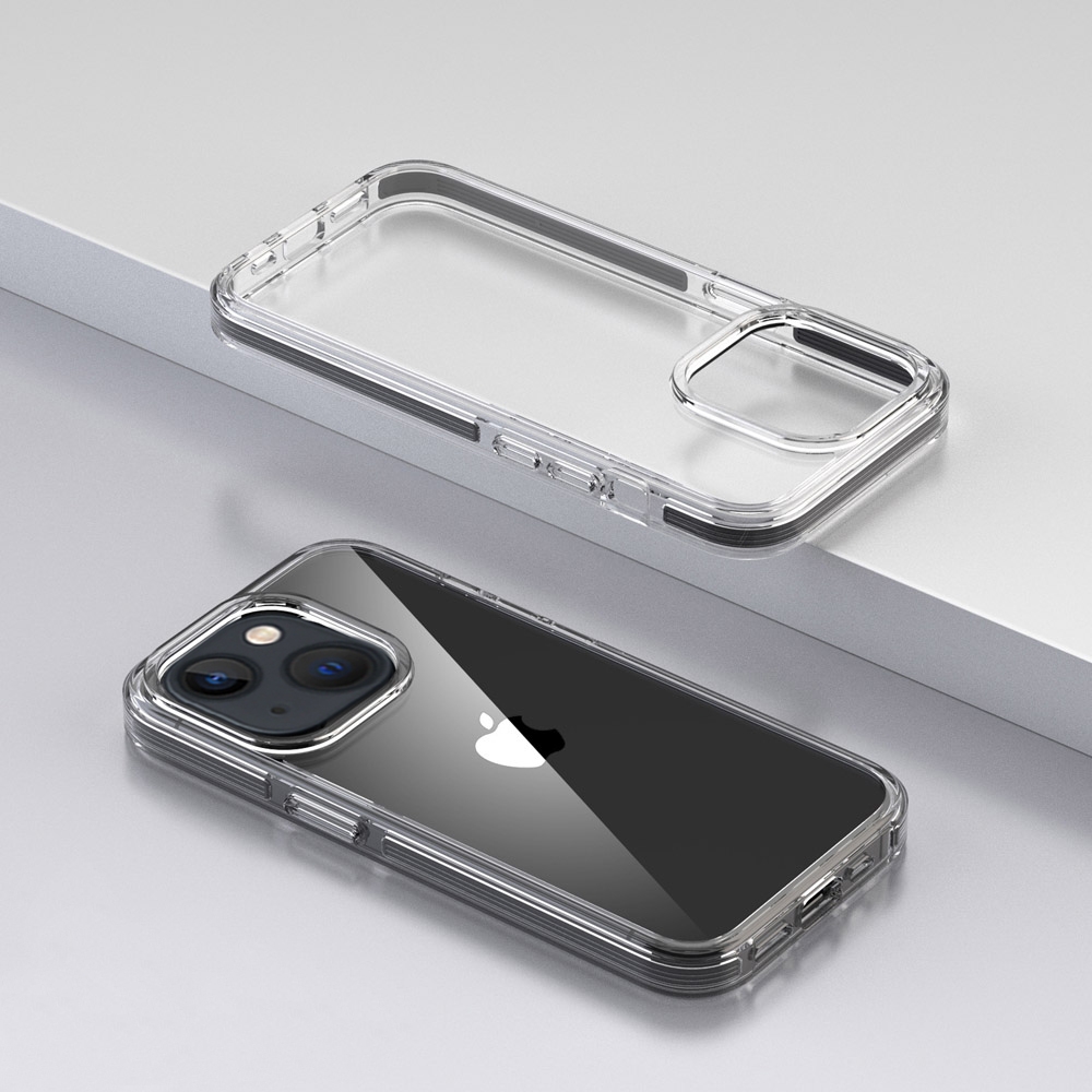 IN7 宏光系列 iPhone 15 Plus (6.7吋) 雙層邊框透明防摔手機保護殼