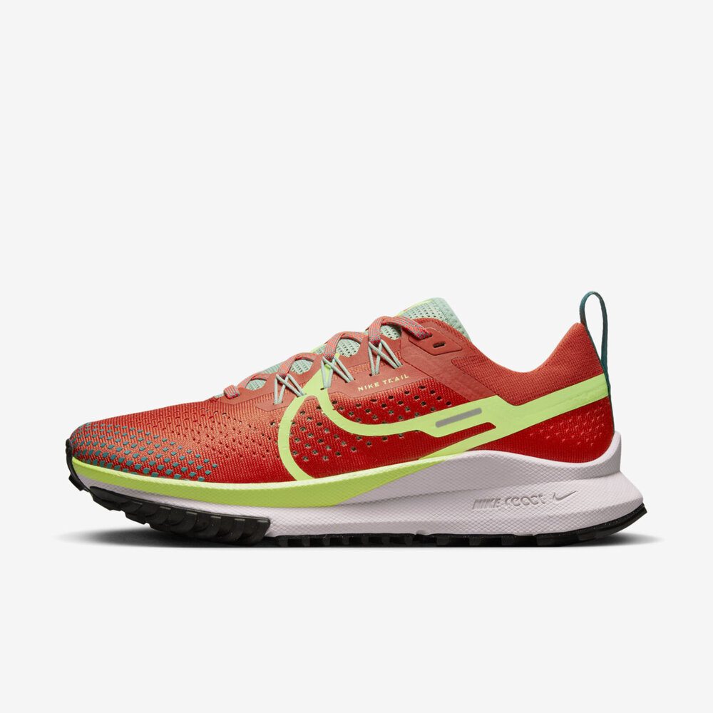 Nike W React Pegasus Trail 4 [DJ6159-801] 女 慢跑鞋 運動 路跑 緩震 橘紅綠