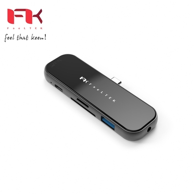 Feeltek 玻璃 6 in 1 USB-C Hub多功能隨身集線器