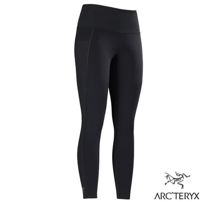 【ARCTERYX 始祖鳥】女 Essent Utility 彈性耐磨透氣高腰內搭長褲(襠長26吋).緊身褲_X000007856 黑