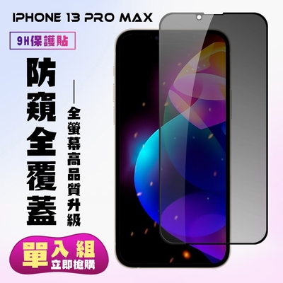 IPhone 13PROMAX保護貼全滿版鋼化玻璃膜防窺黑邊鋼化膜保護貼(13PROMAX保護貼13PROMAX鋼化膜)