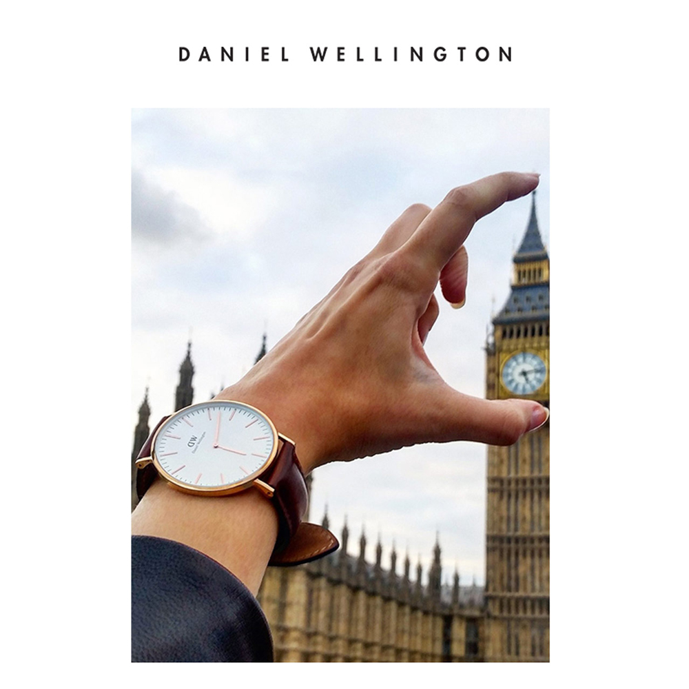 lave mad mandat hjælpe Daniel Wellington】Classic Bristol 40mm深棕真皮皮革錶DW手錶| 男錶| Yahoo奇摩購物中心