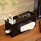 日本COLLEND 多功能鋼製雙抽兩用面紙盒-2色可選 product thumbnail 5