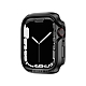 軍盾防撞 抗衝擊 Apple Watch Series 9/8/7 (45mm) 鋁合金雙料邊框保護殼(暗夜黑) product thumbnail 1