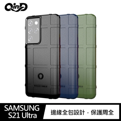 QinD SAMSUNG Galaxy S21 Ultra 戰術護盾保護套