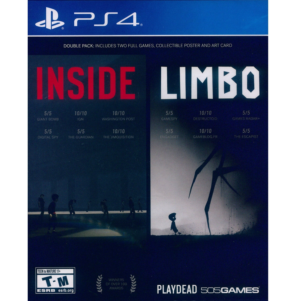 游戲囚禁 地獄邊境 雙重包 INSIDE / LIMBO Double Pack - PS4 中英日文美版