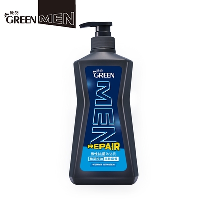 GREEN MEN 綠的男性抗菌沐浴乳 植萃控油率性麝香 650ml