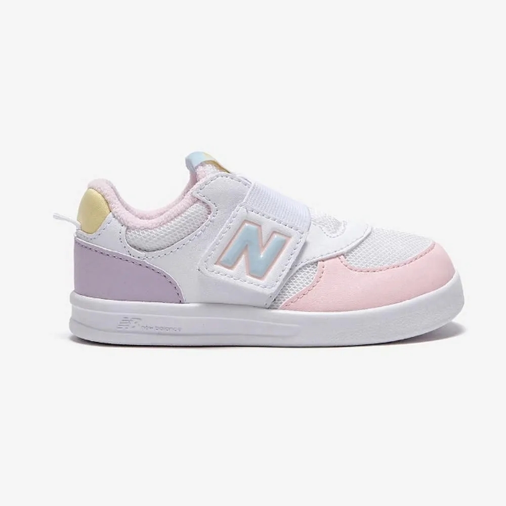 New Balance 男女小童休閒鞋-白粉紫NW300VY-W