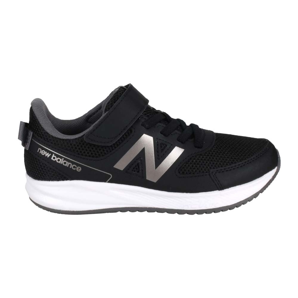 NEWBALANCE 男大童休閒運動鞋-WIDE-570系列 N字鞋 NB YT570LB3 黑灰銀