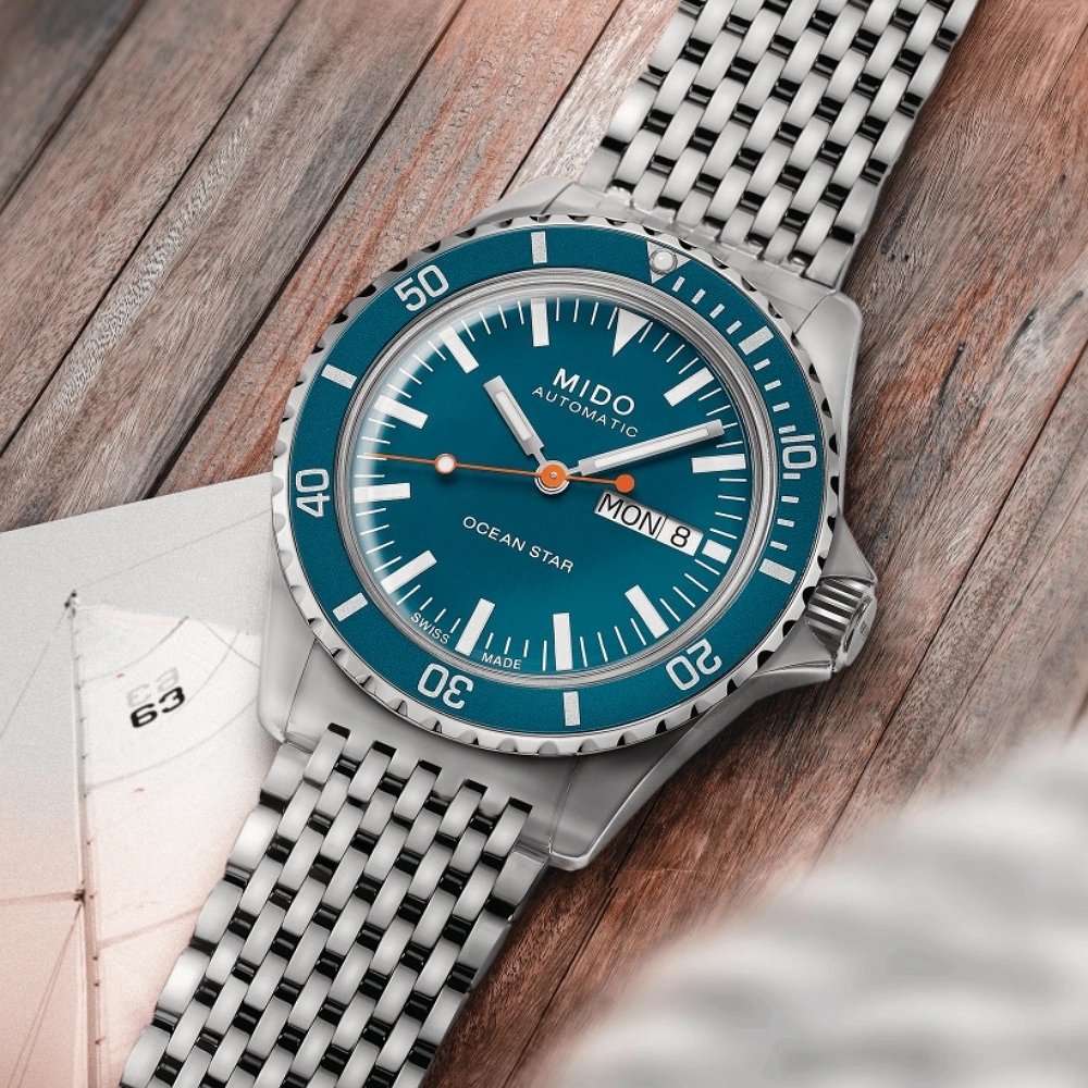 MIDO美度 官方授權經銷商M3 OCEAN STAR海洋之星特別版 復刻潛水機械腕錶 40.5mm/M0268301104100
