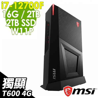 MSI 微星 Trident 3 12-031TW (i7-12700F/16G/2TSSD+2TB/T600 4G/W11升級W11P)