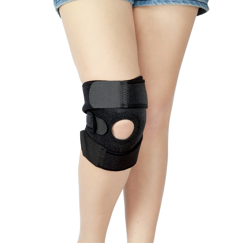 【源之氣】竹炭加強型運動短護膝(2入) RM-10216-台灣製