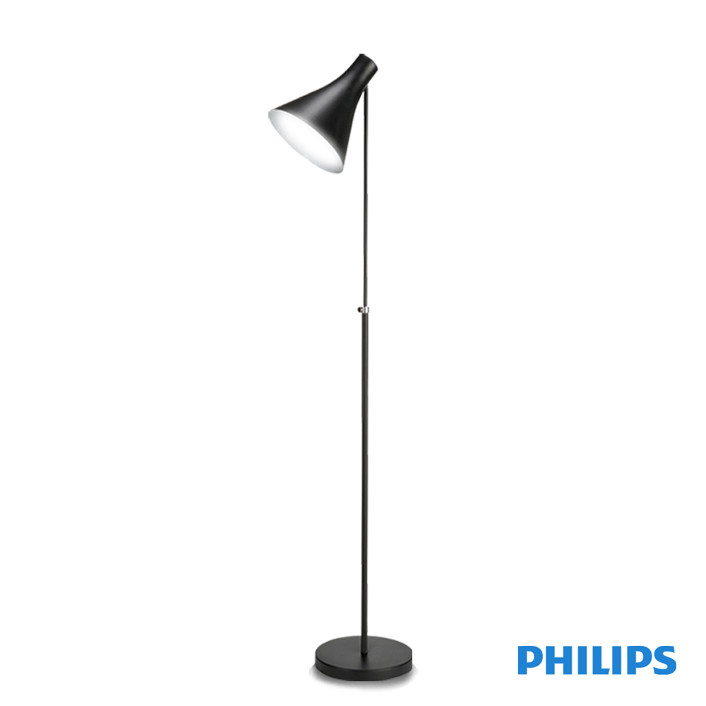 (福利品)飛利浦 PHILIPS LIGHTING 迪因落地燈-黑色(42261)