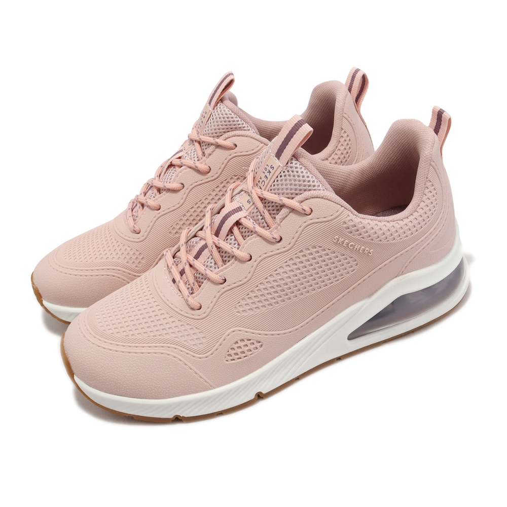 Skechers 休閒鞋 Uno 2-Traveler 女鞋 粉紅 白 氣墊 緩震 素色款 記憶鞋墊 運動鞋 155640BLSH