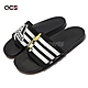 adidas 拖鞋 Adilette Comfort 套腳 男女鞋 愛迪達 辛普森聯名 輕便 情侶穿搭 黑 白 GV7349 product thumbnail 1