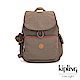 Kipling 卡其撞色拉鍊掀蓋後背包-CITY PACK-ESSENTIAL系列 product thumbnail 1