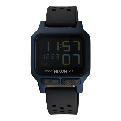 NIXON THE HEAT 極限運動輕薄電子腕錶-藍黑-A1320-300-39mm | NIXON