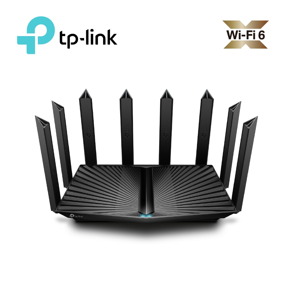 TP-Link Archer AX95 AX7800 Gigabit 三頻8串流 四核心 USB 3.0 OneMesh WiFi 6 無線網路路由器(Wi-Fi 6分享器/支援VPN)