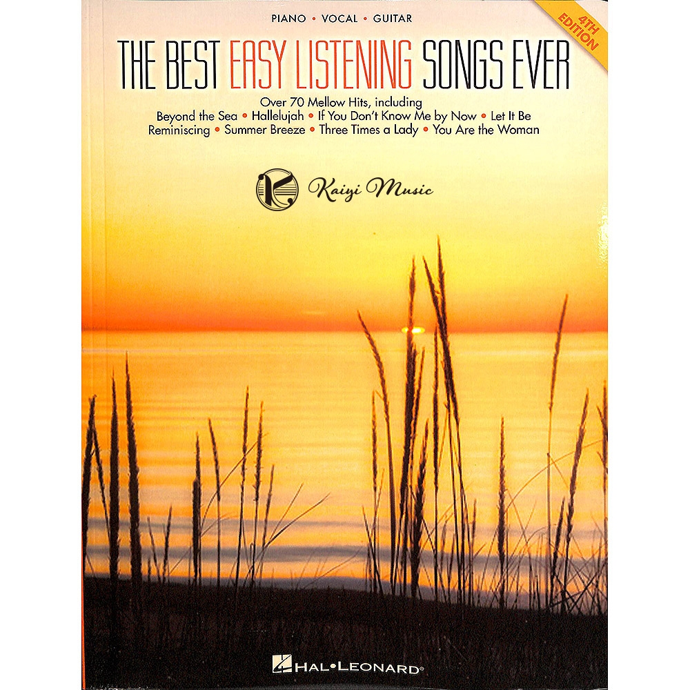 【凱翊︱HL】THE BEST EASY LISTENING SONGS EVER–4TH EDITION (Piano/Vocal/Guitar